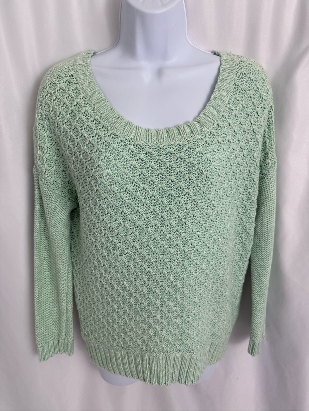 American Eagle Mint Knit Sweater Size Small